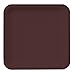 Creative Conversion Touche de Couleur 18 Fils carré Assiettes en Carton, Brun Chocolat