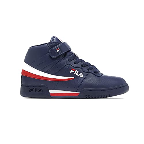 Fila Girls Kid's F-13 Casual Walking Outdoor Adjustable Sneaker, Fnvy/Wht/Fred, 8.5 Toddler #TOP1