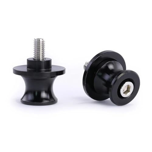 Montageständer Motorrad Ständeraufnahme Für Suzuki GSX250R DL250 GW250 GSXR600 750 1000 GSXS750 SV650 Motorrad-Schwingenschleifer 8 Mm Mit Befestigungsschrauben Prismabuch(Schwarz)