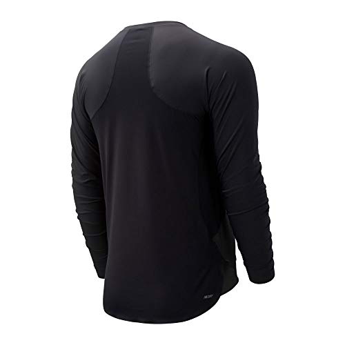 New Balance Men's 4040 Select Long Sleeve, Black , Small #TOP1
