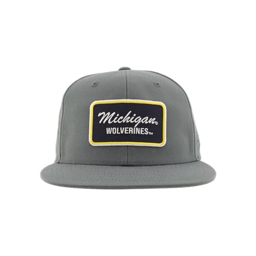 Gorra Snapback NCAA Oficial Michigan Wolverines Gris Ladrillo miniatura 2