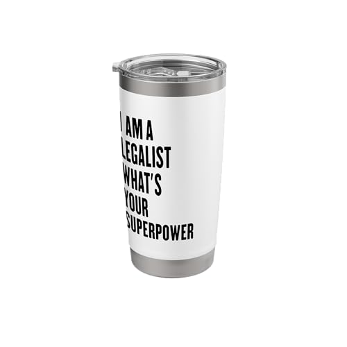 I am a Legalist what's your superpower Stainless Steel Insulated Tumbler -  Merch on Demand, ABARZN6T11EUSwhite