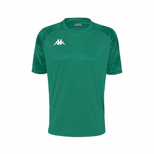 Kappa Camiseta DAVERNO, Camiseta de fútbol, Verde, L, Hombre