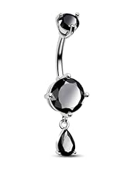 Silver-Black CZ-10mm