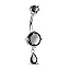 Silver Blck CZ