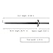 Handmade Anime Cosplay Props,Stainless Steel, Katana SAO Kirito Sword Real Metal-Night Sky