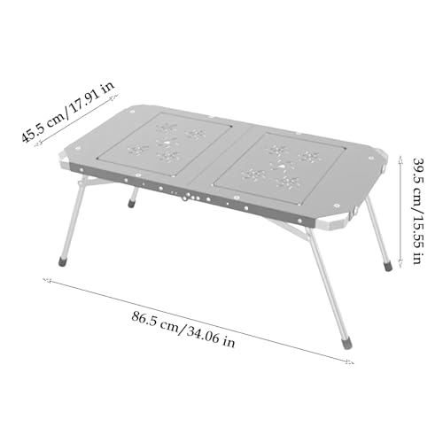 Table de camping pliable pour pique-nique sans encombrement