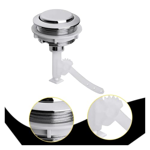 Botón de cisterna de WC universal de 50mm accesorio para tanque de inodoro redondo 6