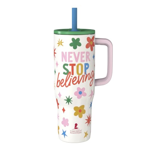 Image of Zak Designs 30oz Insulated Tumbler Benefiting St. Jude Never Stop Believing
