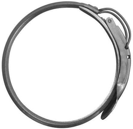 Clamp, 8" Duct Dia, Galvanized Steel, 22 GA, 8" W x 14-1/2" L x