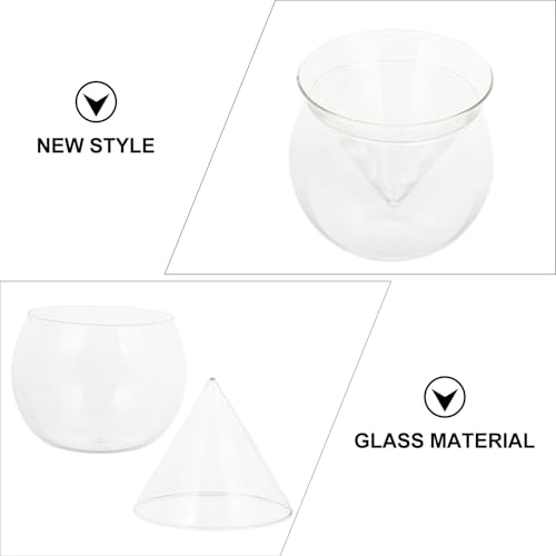 Vaso para cócteles de vidrio blanco redondo ideal para hoteles 4