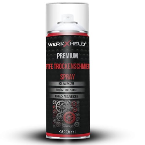 WerkXheld Trockenschmierspray PTFE 400ml – Dry Lube für...