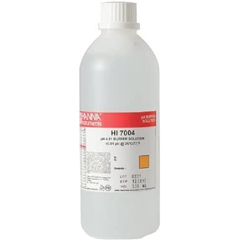 Buffer de pH Hanna pH 4,01 500 ml (HI 7004L) Cover