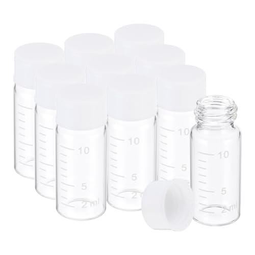 Flacons en verre borosilicaté étanches avec bouchon hermétique pour liquides et poudres