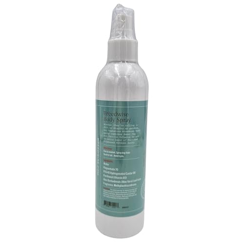 Breedwise Dog Perfume Spray - Sweet Pea & Vanilla Long Lasting Dog Cologne for Odor Neutralizing - Gentle Puppy Deodorizer & Grooming Mist for All Breeds - Made in USA (8 Oz)