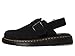 Dr. Martens Men's Jorge II Suede Slingback Mules, Black Eh Suede, 6 UK, 8 W/7 M US