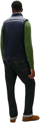 Tommy Hilfiger Herren Weste Mix Media Essential Gesteppt, Blau (Desert Sky), L – Ansicht 3