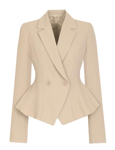 Veste de smoking femme noire tailleur bureau chic croisé