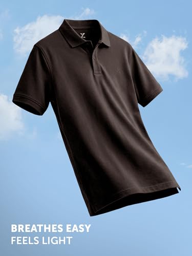 Image of XYXX Men's Nova 100% Combed Cotton Regular Fit Polo T-Shirt