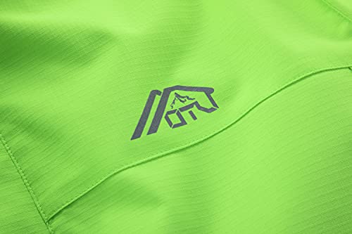 OTU Men's Lightweight Waterproof Hooded Rain Jacket Outdoor Raincoat Shell Jacket for Hiking Travel