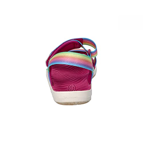 Keen Elle Backstrap Adjustable Comfortable Durable Open Toe Sandals, Rainbow/Festival Fuchsia, 12 Us Unisex Little Kid #TOP4