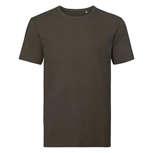 Russell Men's Organic T-Shirt - Grey - XS
