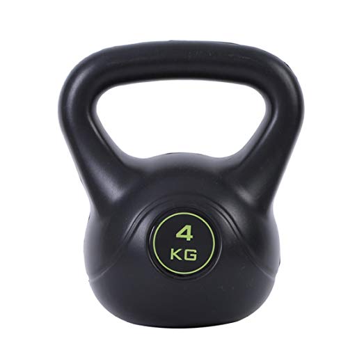 Jldn Fitness Kettlebell Portable, Neoprene Kettlebells Non-Slip Weightlifting Kettle Bell Bodybuilding Strength Training Great For Full Body Workout And Strength Training,Black_4Kg #TOP9