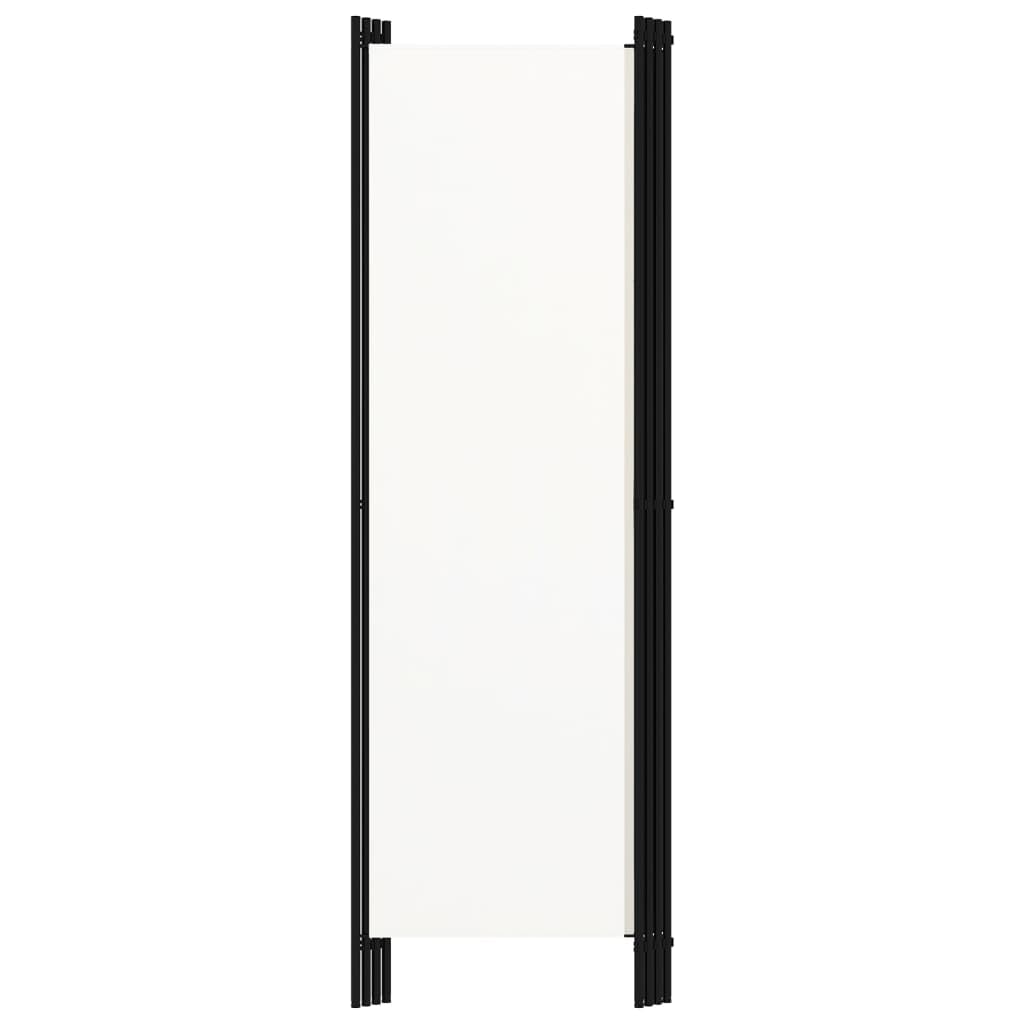 vidaXL Biombo Divisor de 4 Paneles Blanco 200x180 cm