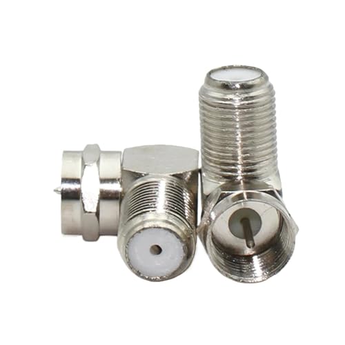 Adaptateur coaxial RF coudé 90 pour brancher une TV au mur sans plier le câble