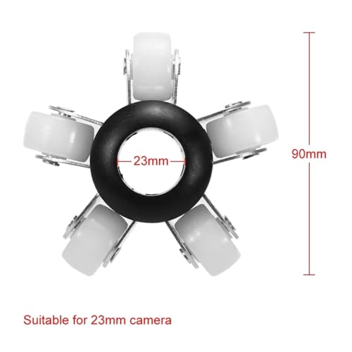 JQKJCAM Roda Guia de Câmera de Esgoto, Capa Protetora com Polias para Câmera de Inspeção de Duto de