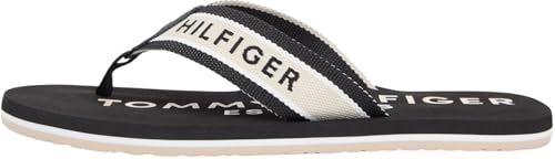 Tommy Hilfiger Sporty Hilfiger Beach Sandal Fm0fm05805, Infradito Uomo, Black