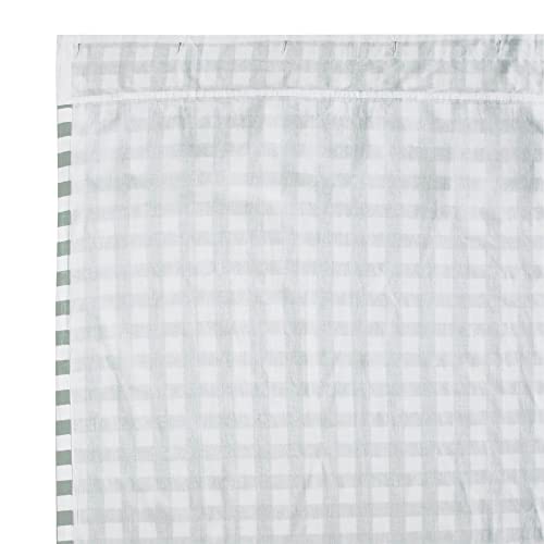 VHC-Brands-Annie-Buffalo-Check-Farmhouse-72×72-Shower-Curtain-Green-Rod-Pocket-Ruffling-Cotton-Button-Holes-for-Hooks-Square-Bath-Decor VHC Brands Annie Buffalo Check Farmhouse 72×72 Shower Curtain Green Rod Pocket Ruffling Cotton Button Holes for Hooks Square Bath Decor