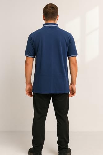 Image of Dollar Pack of 1 Men's Cotton Polo T-Shirt with Classic Collar