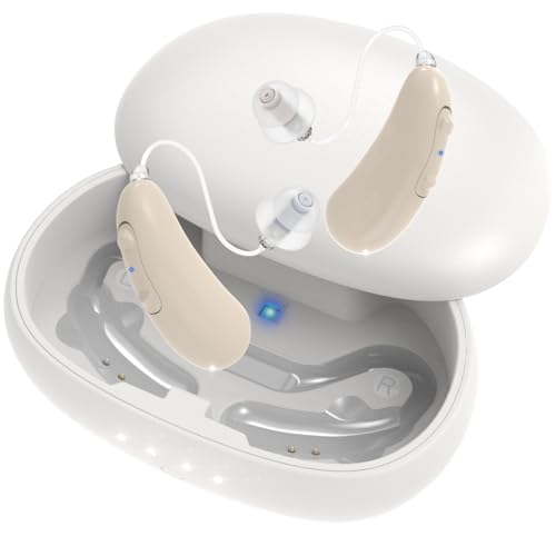 Rechargeable Invisible OTC Hearing Aids for Seniors & Adults - He...