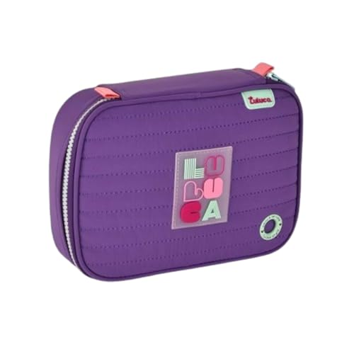 Estojo Escolar Infantil Comporta 36 Lápis Lilas - Luluca