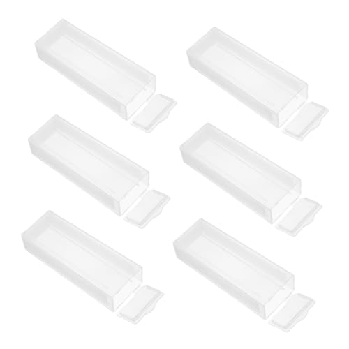 STOBAZA Microscope Slide Holder Box 5 Slides Glass and Coverslips Storage Portable and User-Friendly Organizer for Lab Equipment