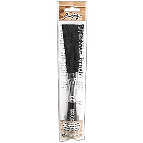 Ranger TDA47841 Tim Holtz Distress Splatter Brush, Black