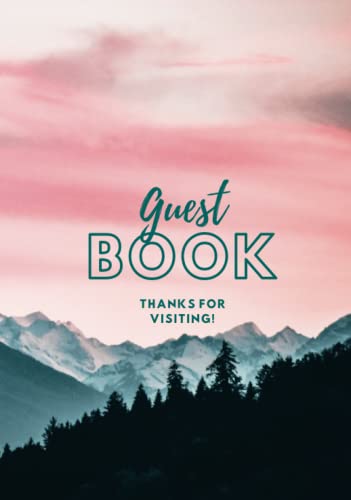 Guestbook: Visitor Guestbook, Vacation Rental, AirBNB, VRBO, Bed and Breakfast, Cabin, Cottage, Lake House: Guestbook for vacation visitors
