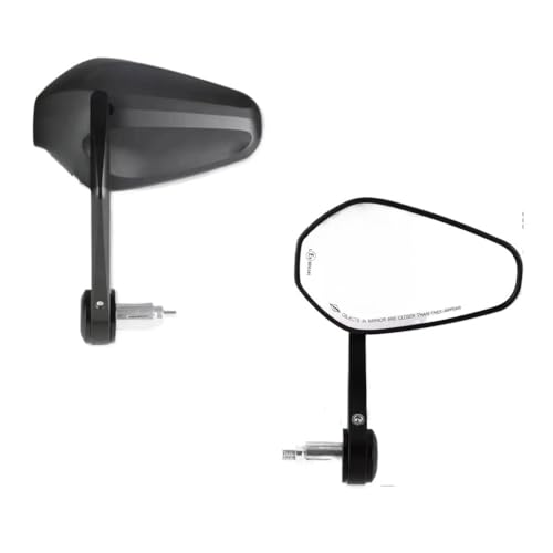 Espejo retrovisor lateral para motocicleta que reduce puntos ciegos espejos de manillar de 22mm