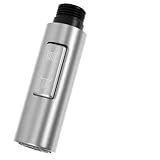 Gykutix Aeratore Rubinetto Cucina 2 Modalità G1/2 Rompigetto Rubinetto Cucina 360° Girevole Estraibile Ricambio Soffione Anti Schizzo e Risparmio Idrico per Lavello Cucina Bagno