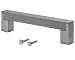 Produktbild Stahlia 5 x EDELSTAHL Möbelgriffe 128mm Lochabstand 15mm Möbelgriffe QUAD Griffe für Küchenschränke & Möbel Türgriffe Küchengriffe Türgriffe Küche Schubladengriffe Stangengriffe Schrankgriffe