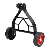 PSUFURV String Trimmer Wheel Attachment String Trimmer Support Wheels, Wheels for Weed Eater Triangular Structure Maximum Bearing Capacity of 15.43 Pounds Adapt to Most Lawn Mowers on the Market