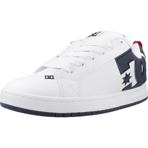 Dc Shoes Men's Court Graffik White/Navy/Red 8.5 UK 42.5 EU