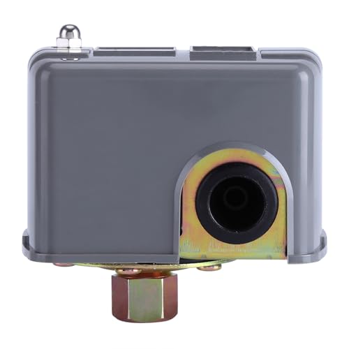 DEWIN Pressostato, Pressostato Pompa Acqua Regolabile Autoclave IP20 Pressostato Autoclave Pressostato Regolabile dell'Acqua Doppio Asta a Molla per l'irrigazione del Giardino a iniezione