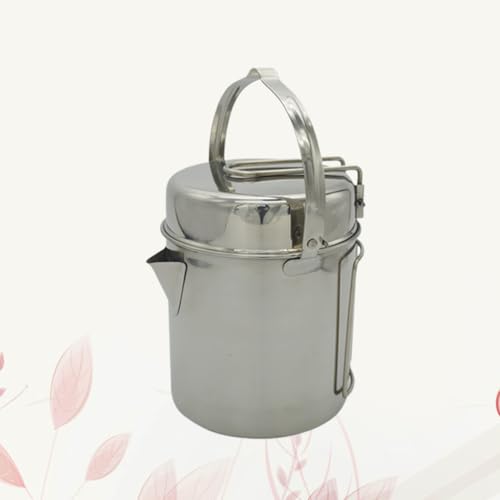 2pcs Camping Pot Set Portable Cookers Set for Backpacking Lightweight Design for Camping Adventures - Image 6