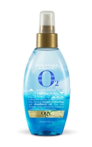 Organix Gravity-Defying & Hydration Plus Oxygen Weightless Oil Lifting Tonic, 4 Fluid Ounce