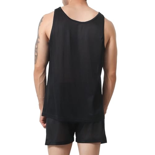 Player’s Nylon Tricot Tank Top – Big & Tall Men’s Undershirt, Workout & Summer Tank3