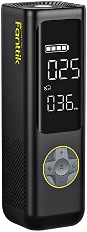 Fanttik X8 APEX Tire Inflator Portable Air Compressor, 2X Faster Inflation, 150PSI Cordless Tire Inflator with LCD Dual Screen, Suitable for Cars, E-Bikes, Motorcycles, For Up to 26.3 Inch Tires