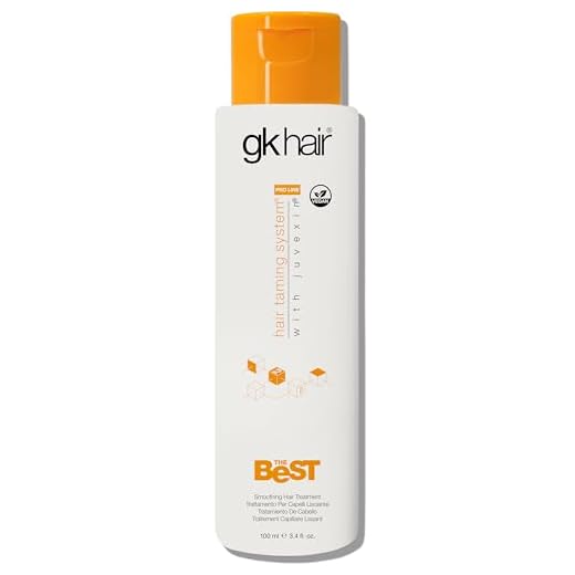 GK HAIR Global Keratin The Best (3.4 Fl Oz/100ml) Smoothing Keratin Hair Treatment - Professional Brazilian Complex Blowout Straightening For Silky Smooth & Frizz Free Hair