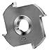 F&D Tool Company 12003-AC3121 Carbide Tipped Side Milling Cutter, Non Ferrous, 1" Arbor Hole, 3" Diameter, 3/8 " Width of Face, 4 Number of Teeth